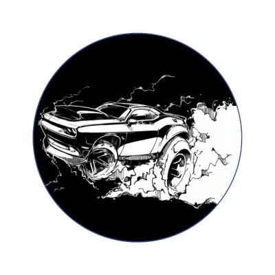 Challenger SRT® Demon 170 Round Custom Graphic Sticker