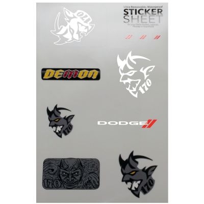 Challenger SRT® Demon 170 Sticker Sheet