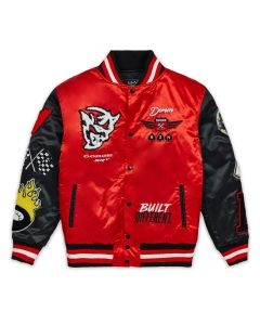 Men's Demon Satin Bomber Jacket