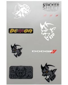 Challenger SRT® Demon 170 Sticker Sheet