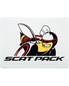 Scat Pack Embossed Tin Sign