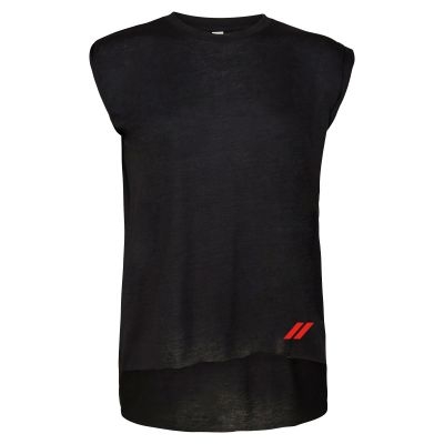 Black Top Women's Flowy Muscle T-Shirt