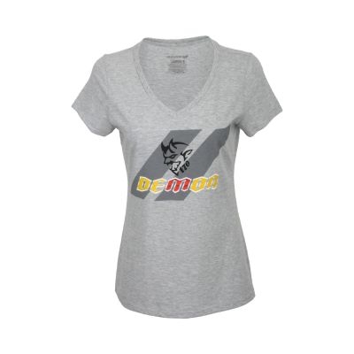 Challenger SRT® Demon 170 Women's Rhombus V-Neck T-Shirt
