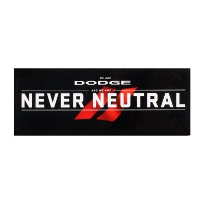 Never Neutral Decal