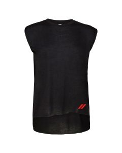 Black Top Women's Flowy Muscle T-Shirt